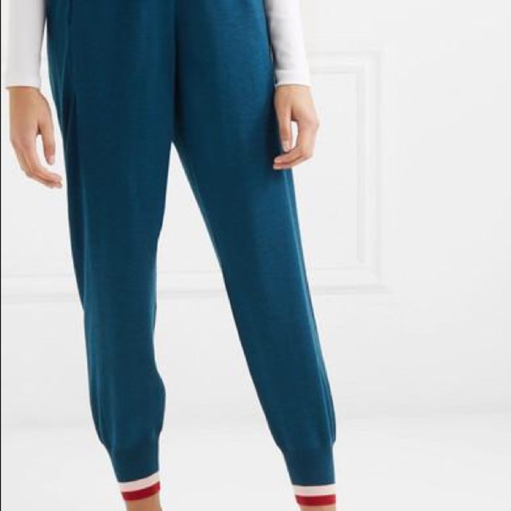 LNDR Blue Chalet Merino Wool Track Pants XS